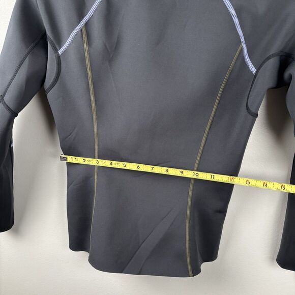 PrAna Women long Sleeve Wet Jacket Suit Black Shortie Neoprene Sz Medium ZIP Up - Picture 11 of 12